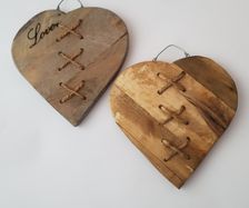 Holz-Herzen aus Altholz